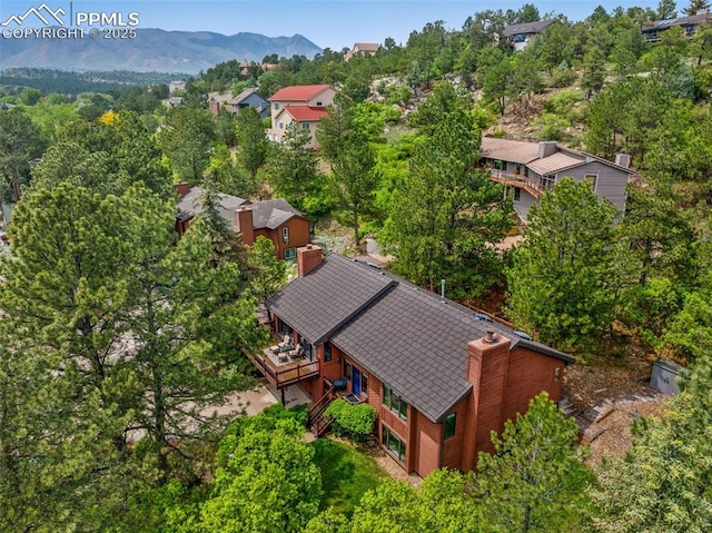 720 Popes Valley Dr, Colorado Springs, CO 80919 - drone / aerial view of a mountainous background