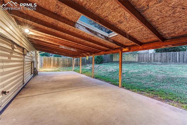 7108 Chippewa Rd, Colorado Springs, CO 80915 - fenced backyard featuring a patio