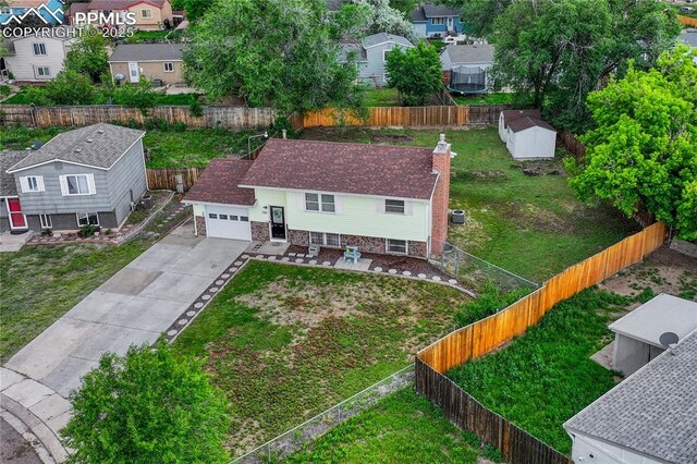 7108 Chippewa Rd, Colorado Springs, CO 80915 - aerial perspective of suburban area