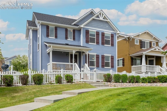 7711 Menagerie Ln, Colorado Springs, CO 80923 - view of front of home featuring a porch