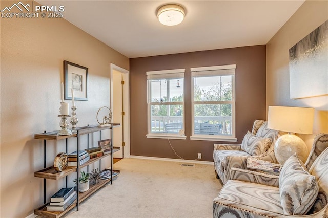 14915 Gleneagle Dr, Colorado Springs, CO 80921 - living area with carpet floors and baseboards