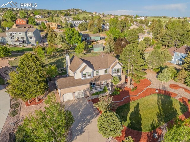 14915 Gleneagle Dr, Colorado Springs, CO 80921 - aerial view of residential area