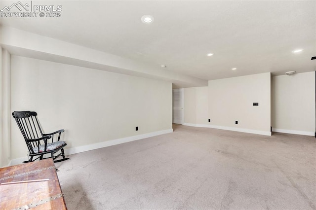 6390 Moccasin Pass Ct, Colorado Springs, CO 80919 - unfurnished room featuring light colored carpet, recessed lighting, and baseboards