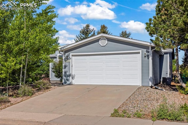 4686 Gray Fox Hts, Colorado Springs, CO 80922 - ranch-style home with an attached garage and concrete driveway