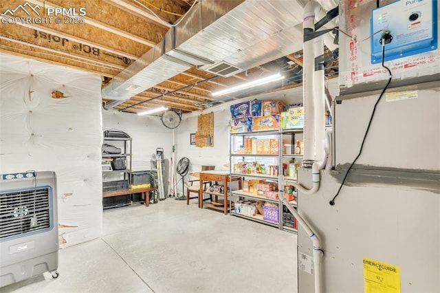 10140 Seawolf Dr, Colorado Springs, CO 80925 - below grade area with heating unit