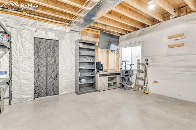 10140 Seawolf Dr, Colorado Springs, CO 80925 - view of unfinished basement