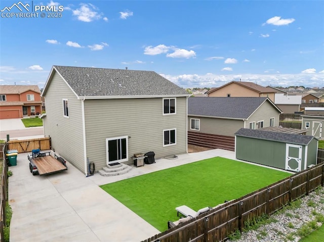 10140 Seawolf Dr, Colorado Springs, CO 80925 - back of house featuring a patio and a residential view