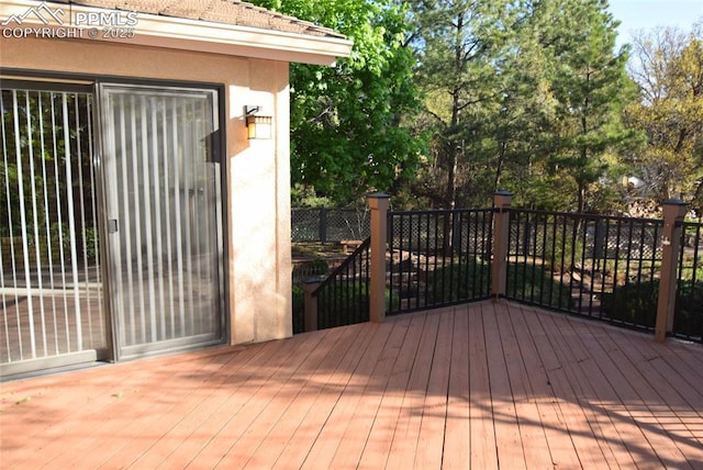 view of deck