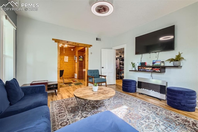 738 E Cache La Poudre St, Colorado Springs, CO 80903 - living area with wood finished floors