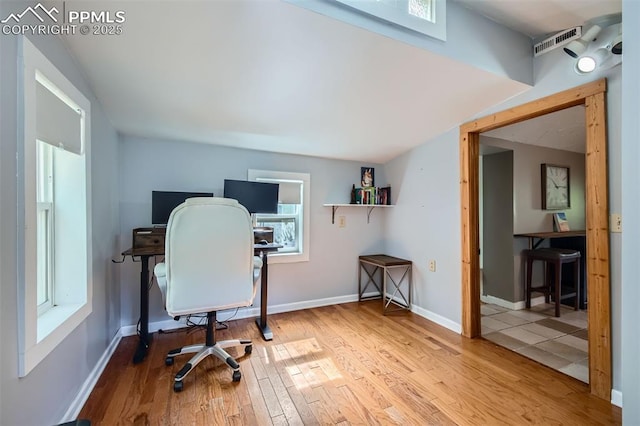 738 E Cache La Poudre St, Colorado Springs, CO 80903 - office space with wood finished floors and baseboards