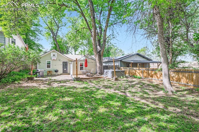 738 E Cache La Poudre St, Colorado Springs, CO 80903 - view of yard featuring a patio