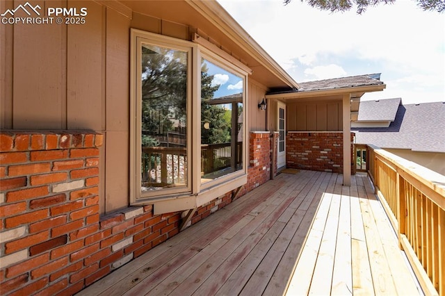 6331 Mesedge Dr, Colorado Springs, CO 80919 - view of wooden deck
