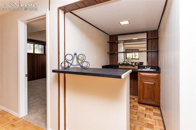 6331 Mesedge Dr, Colorado Springs, CO 80919 - indoor bar featuring baseboards