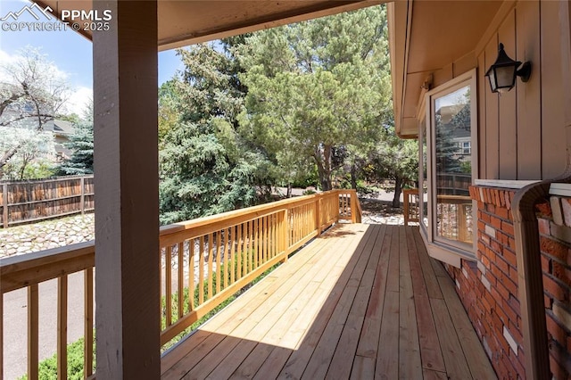 6331 Mesedge Dr, Colorado Springs, CO 80919 - view of deck