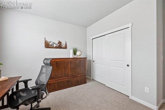 2267 Merlot Dr, Colorado Springs, CO 80921 - carpeted office featuring baseboards