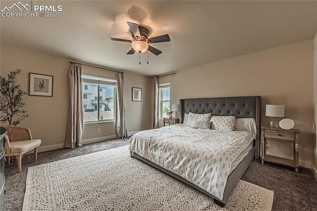 12670 Granite Ridge Dr, Peyton, CO 80831 - carpeted bedroom with baseboards and a ceiling fan