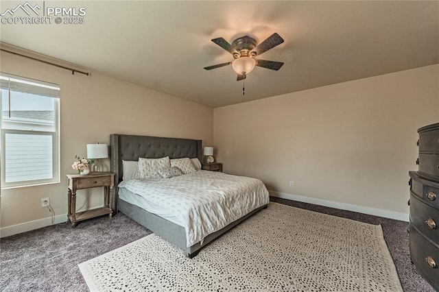 12670 Granite Ridge Dr, Peyton, CO 80831 - bedroom featuring baseboards, carpet, and ceiling fan