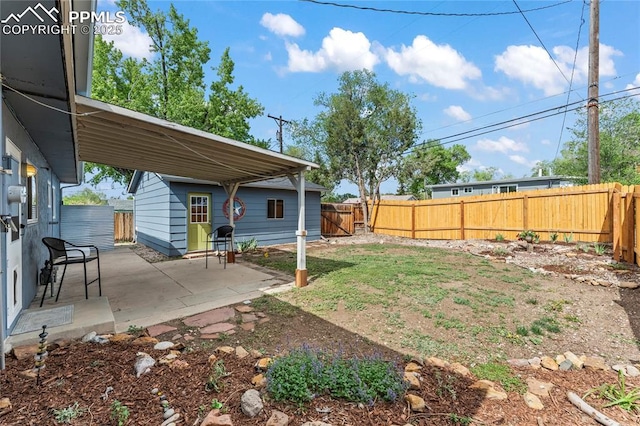 2321 N Meade Ave, Colorado Springs, CO 80907 - fenced backyard featuring a patio area