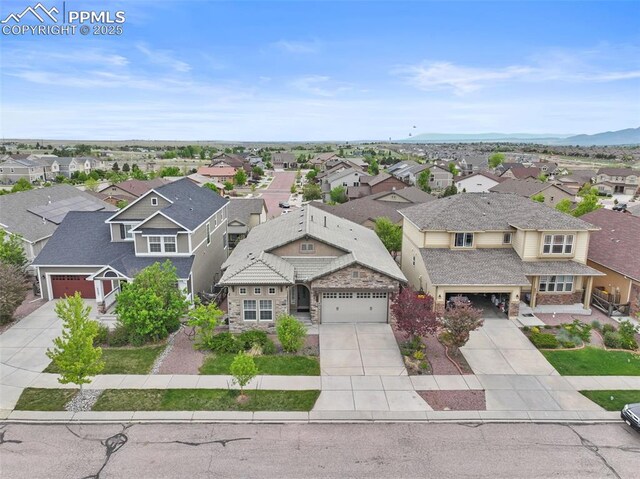 8059 Cinnamon Ct, Colorado Springs, CO 80927 - aerial view of residential area