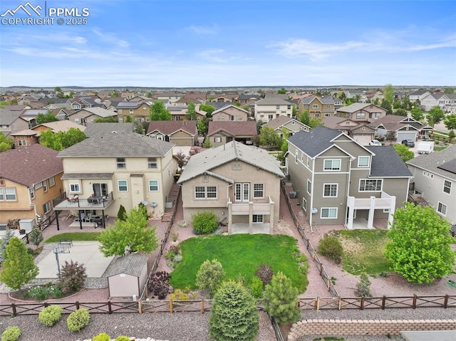 8059 Cinnamon Ct, Colorado Springs, CO 80927 - aerial view of residential area