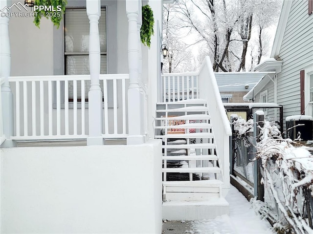 18 S 13th St, Colorado Springs, CO 80904 - porch featuring stairway