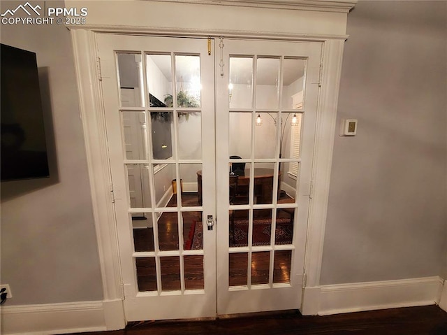 18 S 13th St, Colorado Springs, CO 80904 - detailed view of baseboards and wood finished floors
