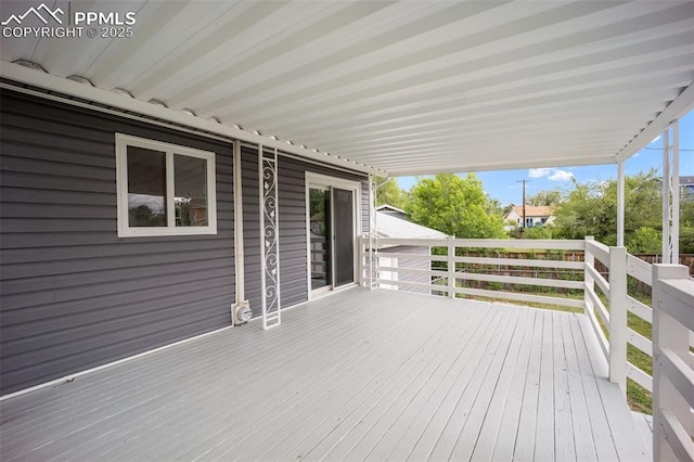 2201 Sonoma Dr, Colorado Springs, CO 80910 - view of wooden terrace