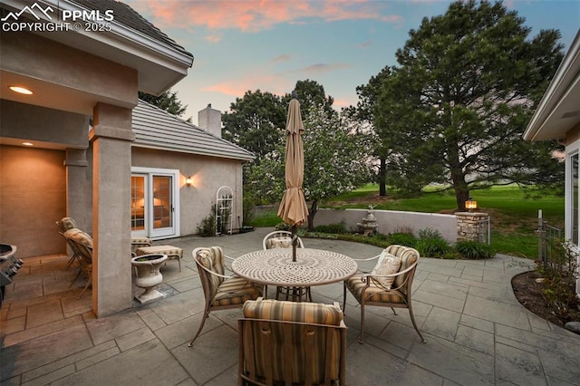 3479 Hill Cir, Colorado Springs, CO 80904 - view of patio with outdoor dining space