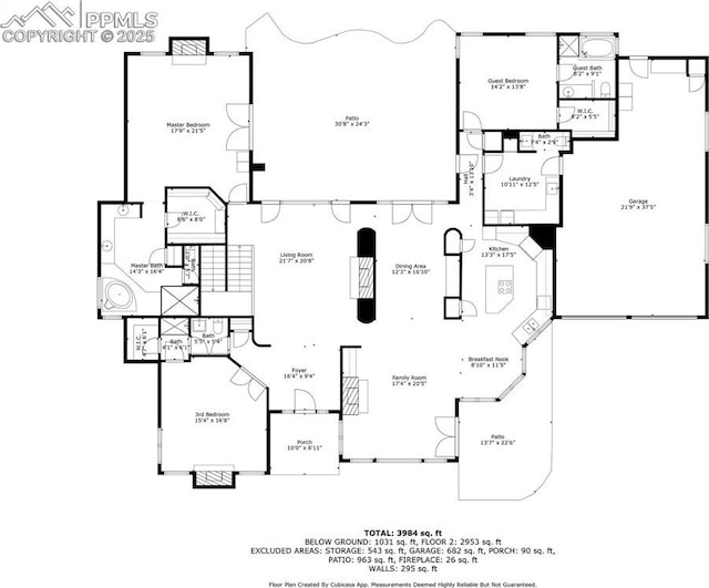 3479 Hill Cir, Colorado Springs, CO 80904 - view of floor plan / room layout