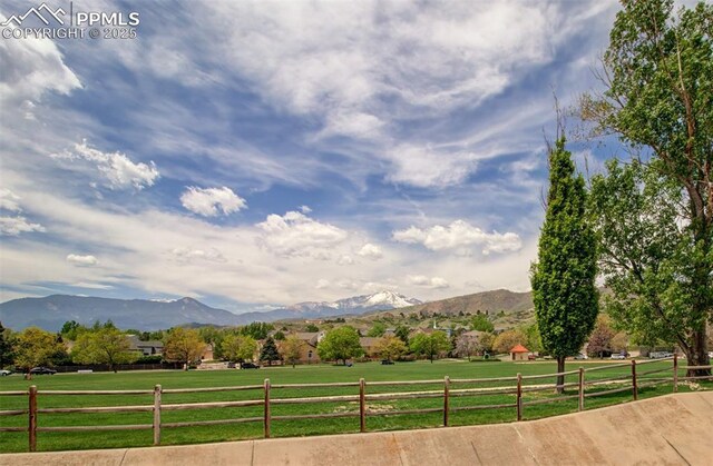 5573 Tamworth Dr, Colorado Springs, CO 80919 - view of mountain backdrop with rural landscape and a pastoral area