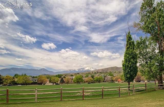 5573 Tamworth Dr, Colorado Springs, CO 80919 - mountain view featuring agricultural land and rural landscape