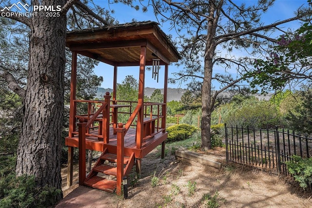 2518 Avondale Dr, Colorado Springs, CO 80917 - view of deck