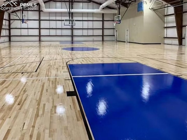 6728 Gelbvieh Rd, Peyton, CO 80831 - view of sport court with basketball hoop