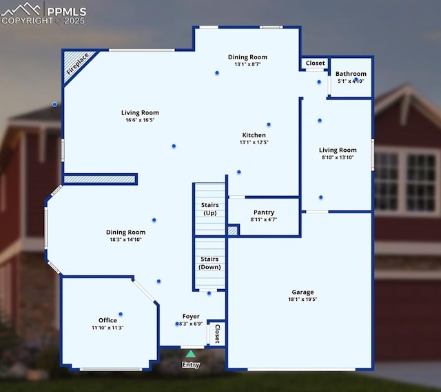 8442 Noreen Falls Dr, Colorado Springs, CO 80924 - home floor plan