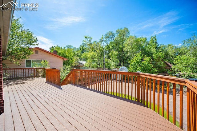 1515 W Boulder St, Colorado Springs, CO 80904 - view of wooden terrace
