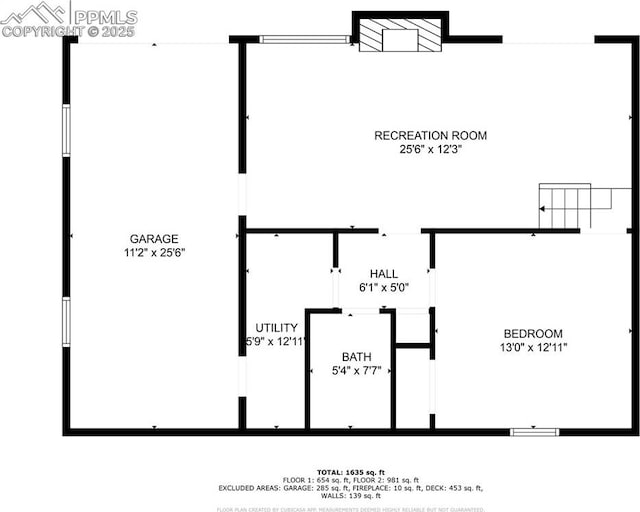 1515 W Boulder St, Colorado Springs, CO 80904 - room layout