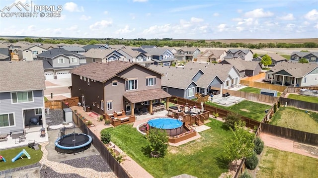 7656 Peachleaf Dr, Colorado Springs, CO 80925 - aerial view of residential area