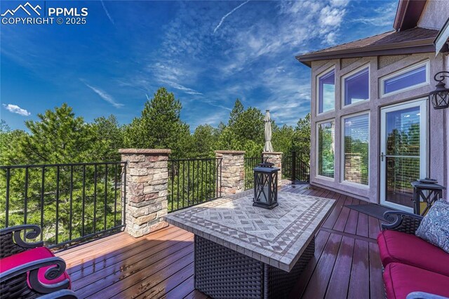 14745 Millhaven Pl, Colorado Springs, CO 80908 - view of deck