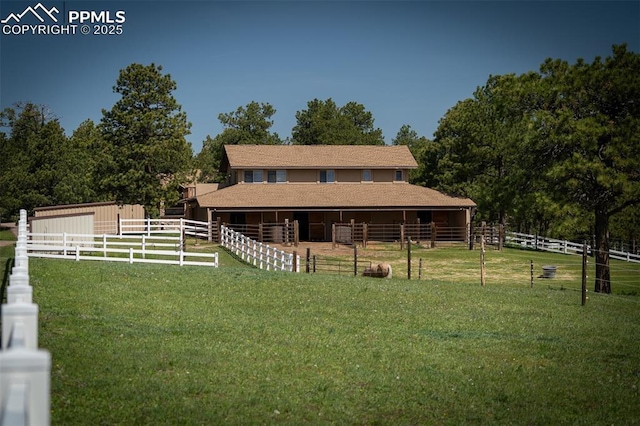 8610 Wildridge Rd, Colorado Springs, CO 80908 - view of front of home featuring an exterior structure and an outbuilding