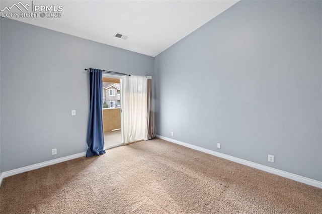 3730 Penny Pt Unit G, Colorado Springs, CO 80906 - empty room featuring carpet and baseboards