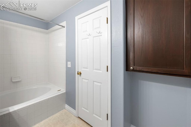3730 Penny Pt Unit G, Colorado Springs, CO 80906 - bathroom with tile patterned flooring,  shower combination, and baseboards