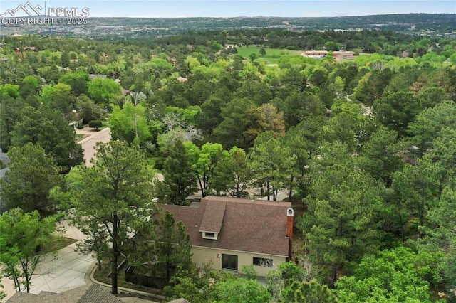 595 Wintery Cir, Colorado Springs, CO 80919 - aerial view of a forest