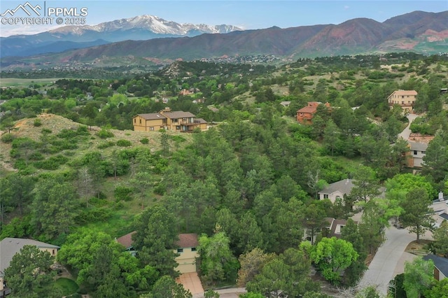 595 Wintery Cir, Colorado Springs, CO 80919 - view of property location featuring a mountain backdrop