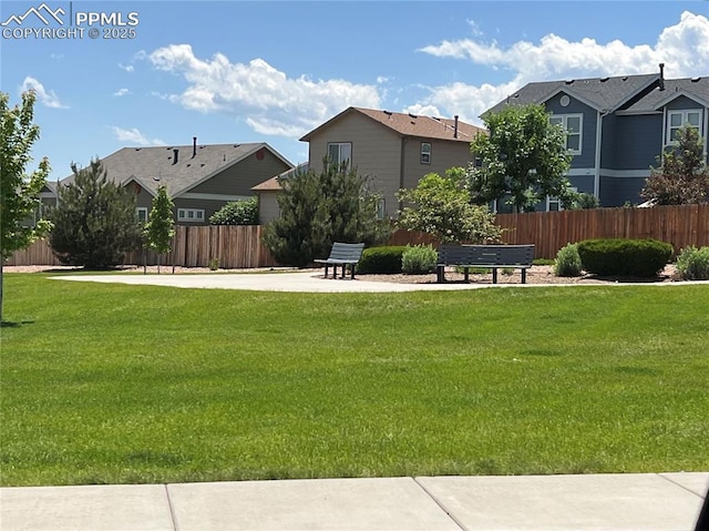 7856 Calabash Rd, Colorado Springs, CO 80908 - view of yard with a residential view