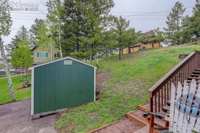 417 W Columbine Ave, Woodland Park, CO 80863 - view of yard with stairs