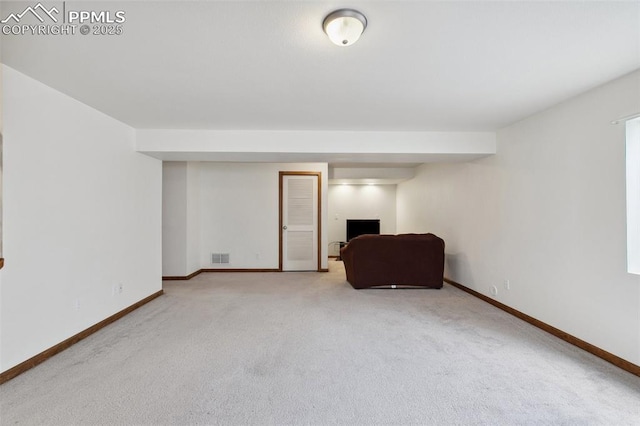 5630 Almont Ave, Colorado Springs, CO 80911 - finished below grade area with carpet and baseboards