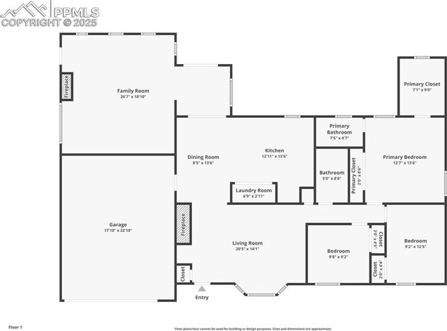 751 Crown Ridge Dr, Colorado Springs, CO 80904 - property floor plan
