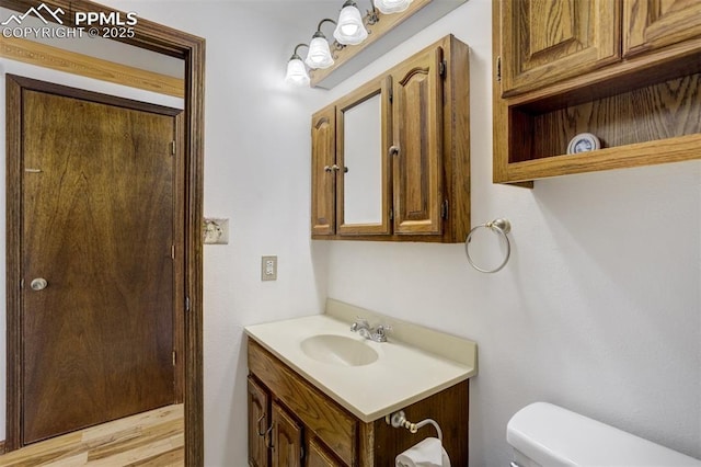 1015 Lafayette Ave, Woodland Park, CO 80863 - bathroom featuring vanity and toilet
