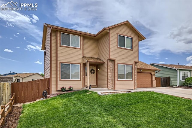 1155 Hallamwood Dr, Colorado Springs, CO 80911 - traditional home featuring driveway and an attached garage