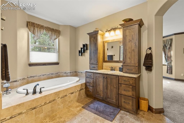 11720 Smokey Hill Grv, Colorado Springs, CO 80908 - bathroom with vanity and a bath